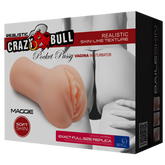 Crazy Bull Maggie Ultra Real Genuine Pocket Pussy Male Masturbator Flesh Realistic Butts And Vaginas